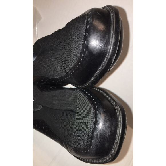 CLARKS ARTISAN COLLECTION WOMENS DRESS/OFFICE SHOES SIZE 8 M BLACK LEATHER UPPER - Picture 7 of 7